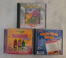 Lot 3 Kids CDs Barney's