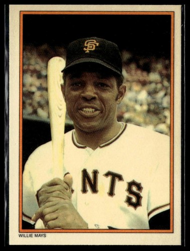 Willie mays 1985 topps - willie, circle