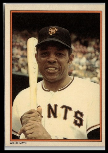 Willie mays 1985 topps circle - mays,